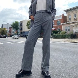 Aritzia Wilfred Andalusia High Rise Gray Pant